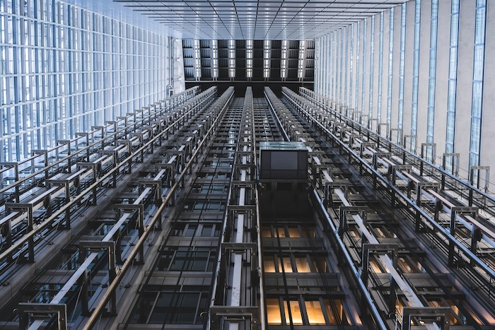 Large-scale solar panel installation