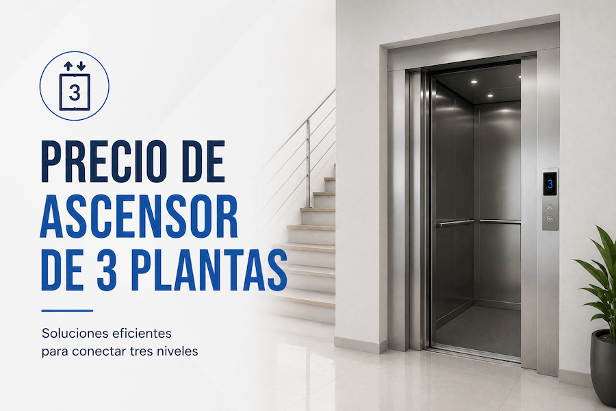 Precio de ascensor para 3 plantas en España (2026)