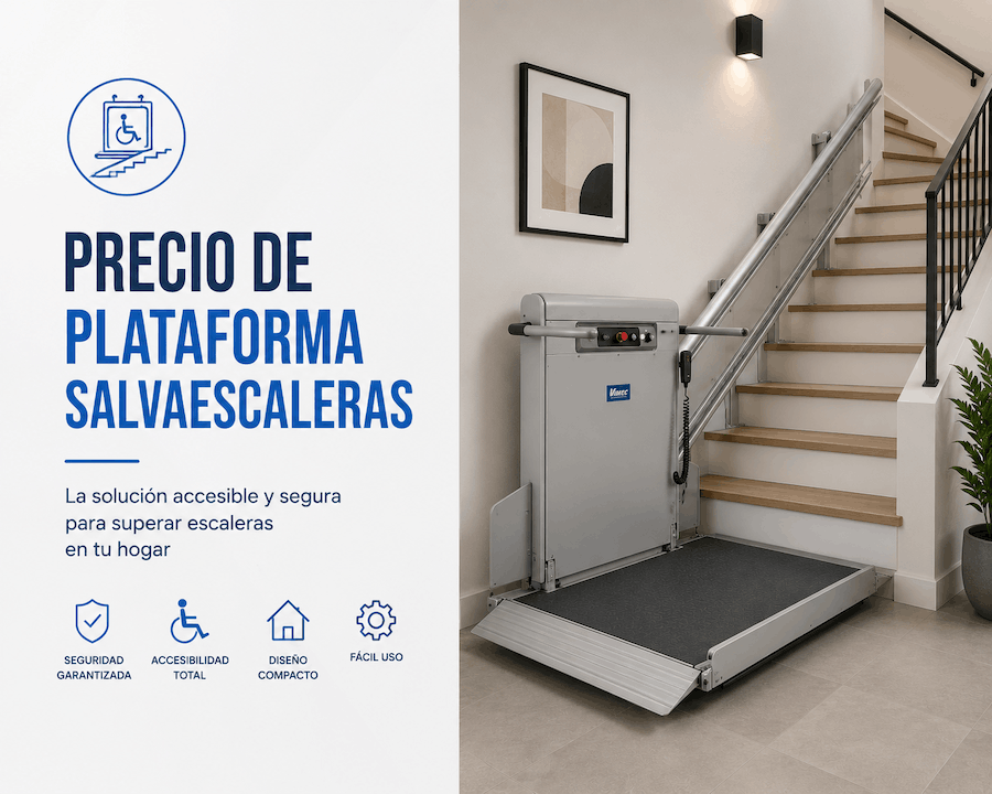 Precio de plataforma salvaescaleras en España (2026)